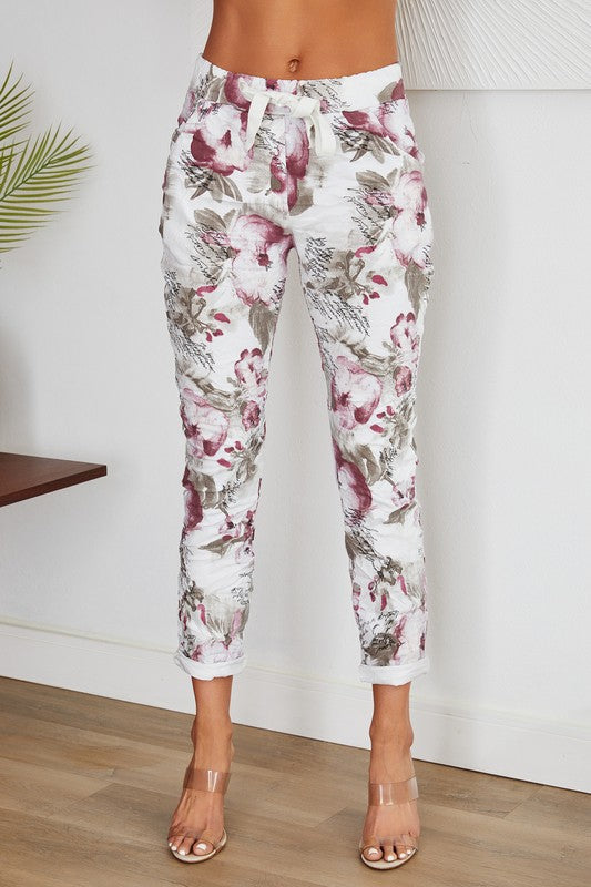 Graphic Print Joggers