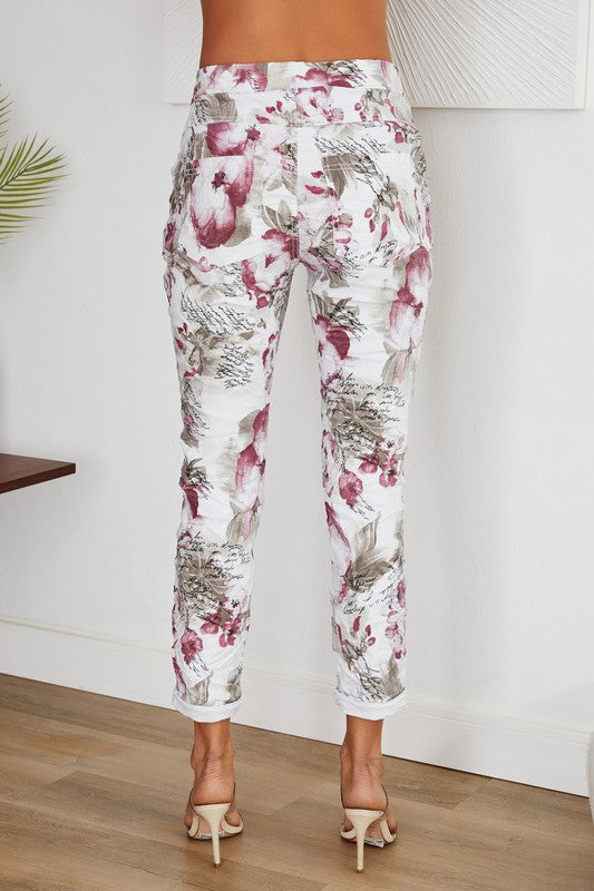 Graphic Print Joggers