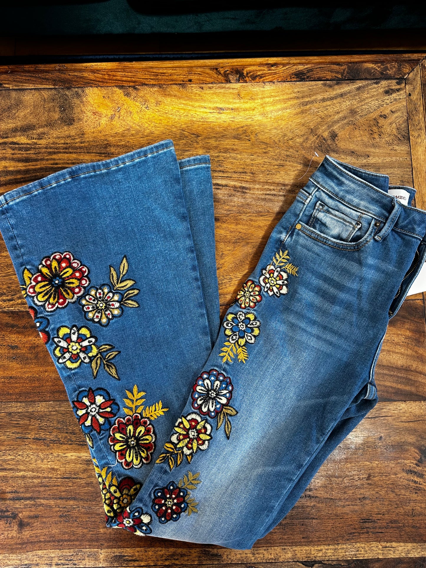 Driftwood Farrah Embroidered Jeans