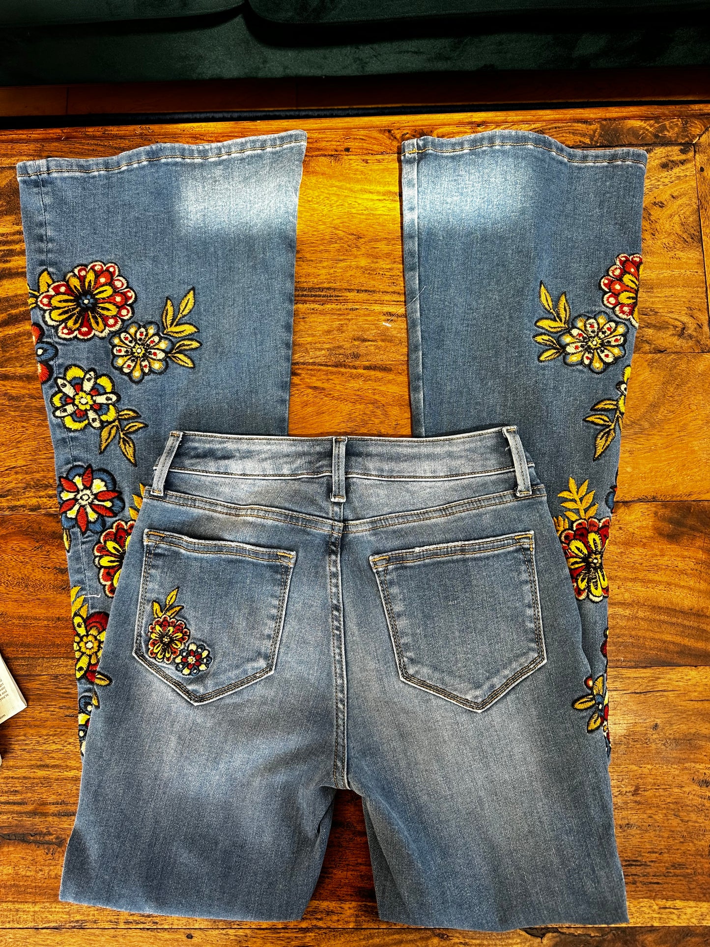 Driftwood Farrah Embroidered Jeans