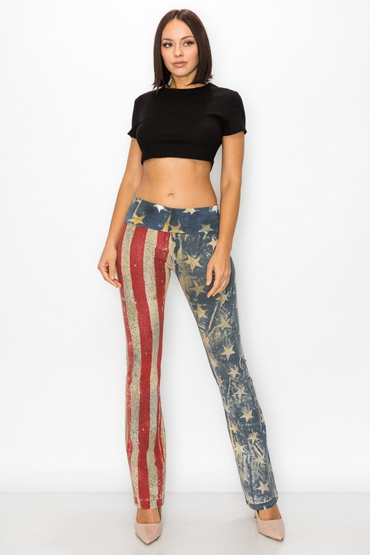 T-Party Stars and Stripes Yoga Pants
