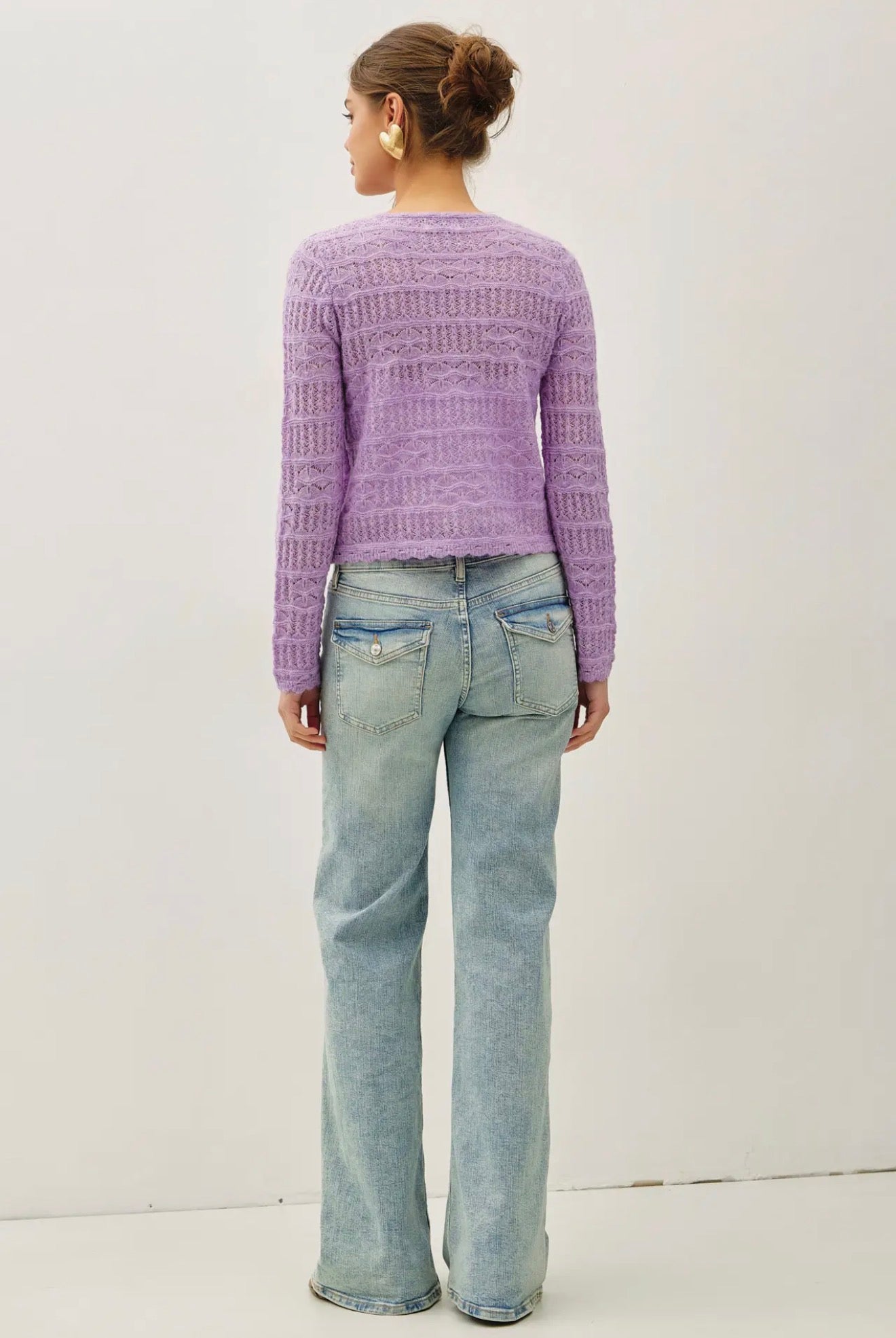 Crochet Knit Cardigan