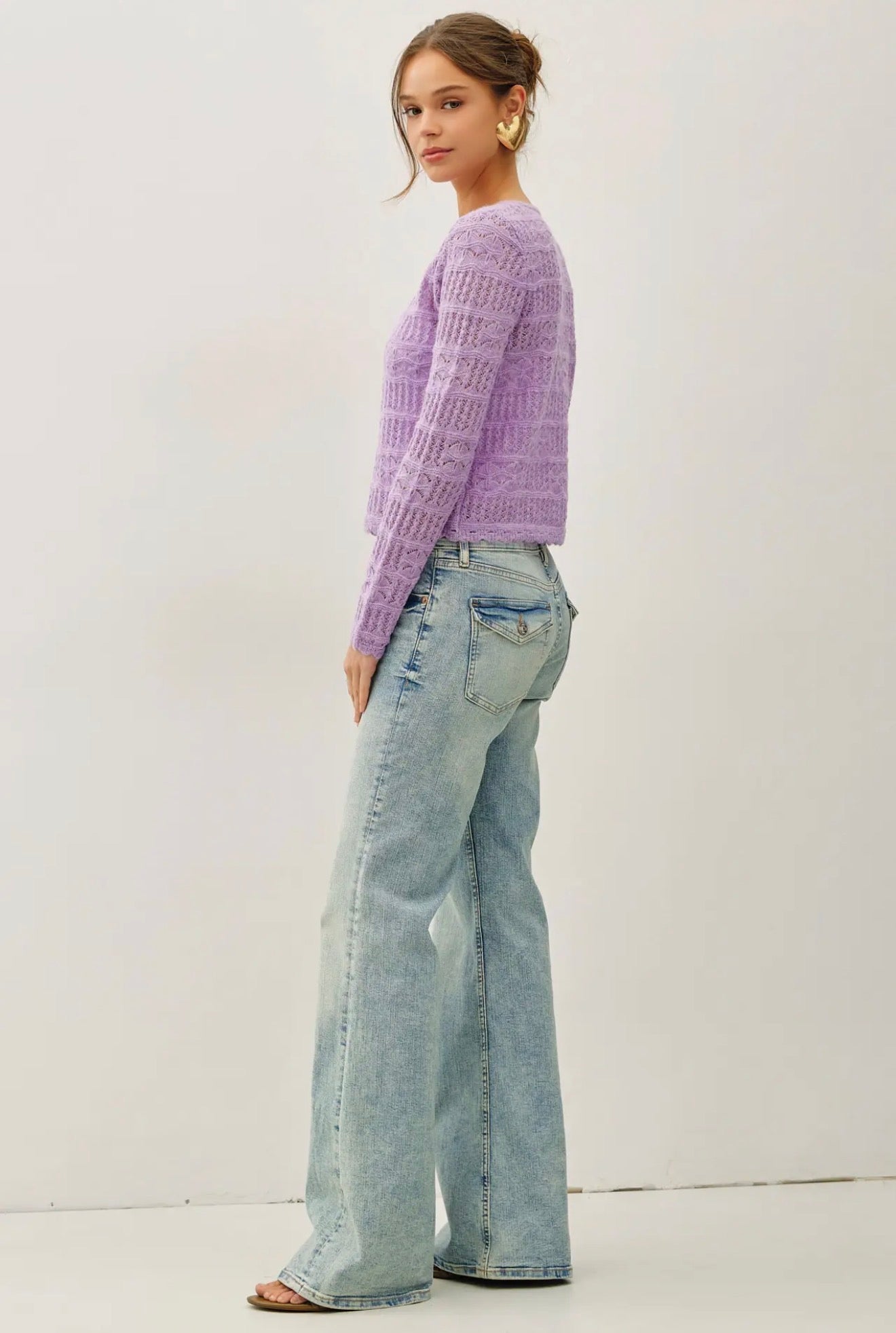 Crochet Knit Cardigan