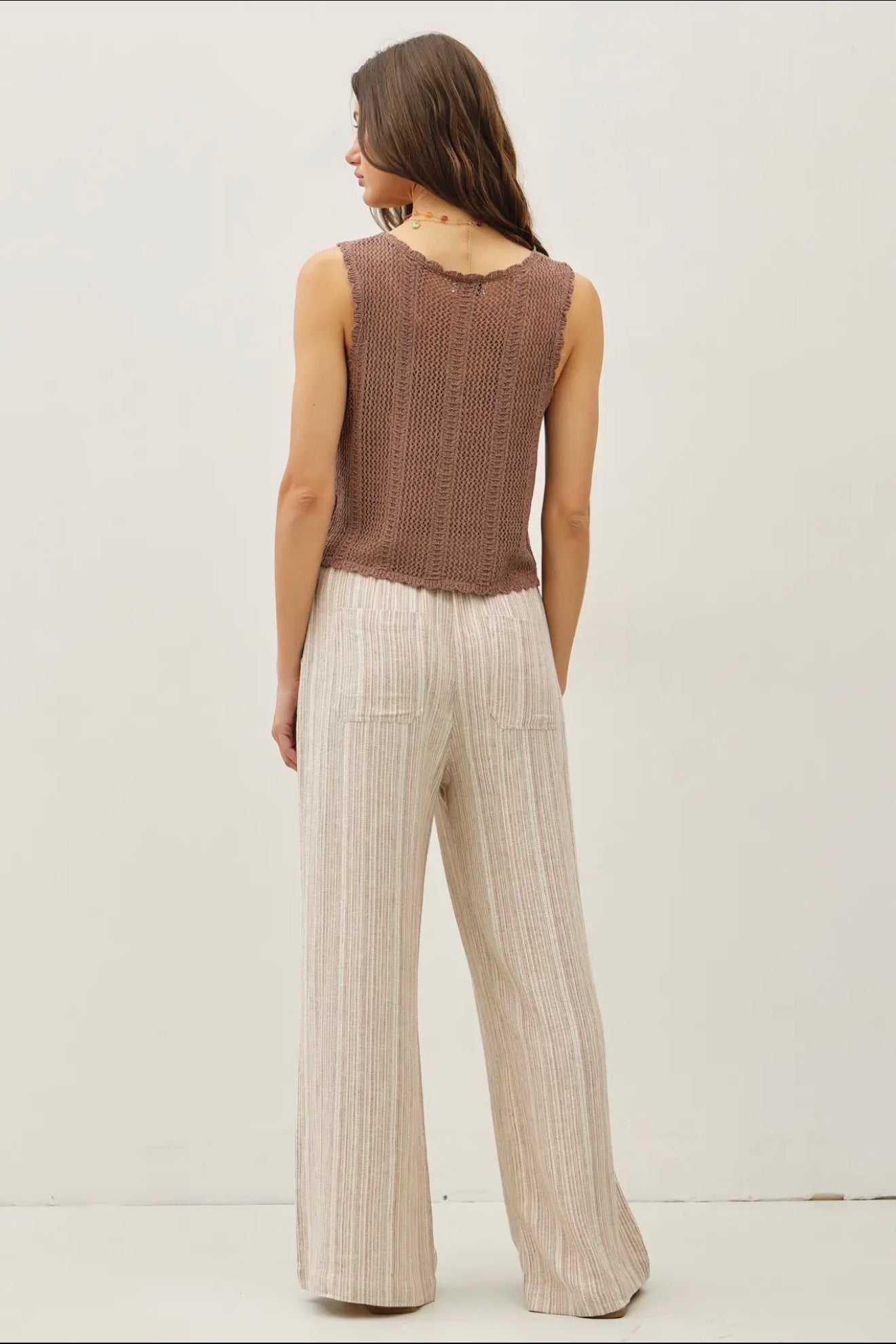 Pin-Stripe Relaxed Pants