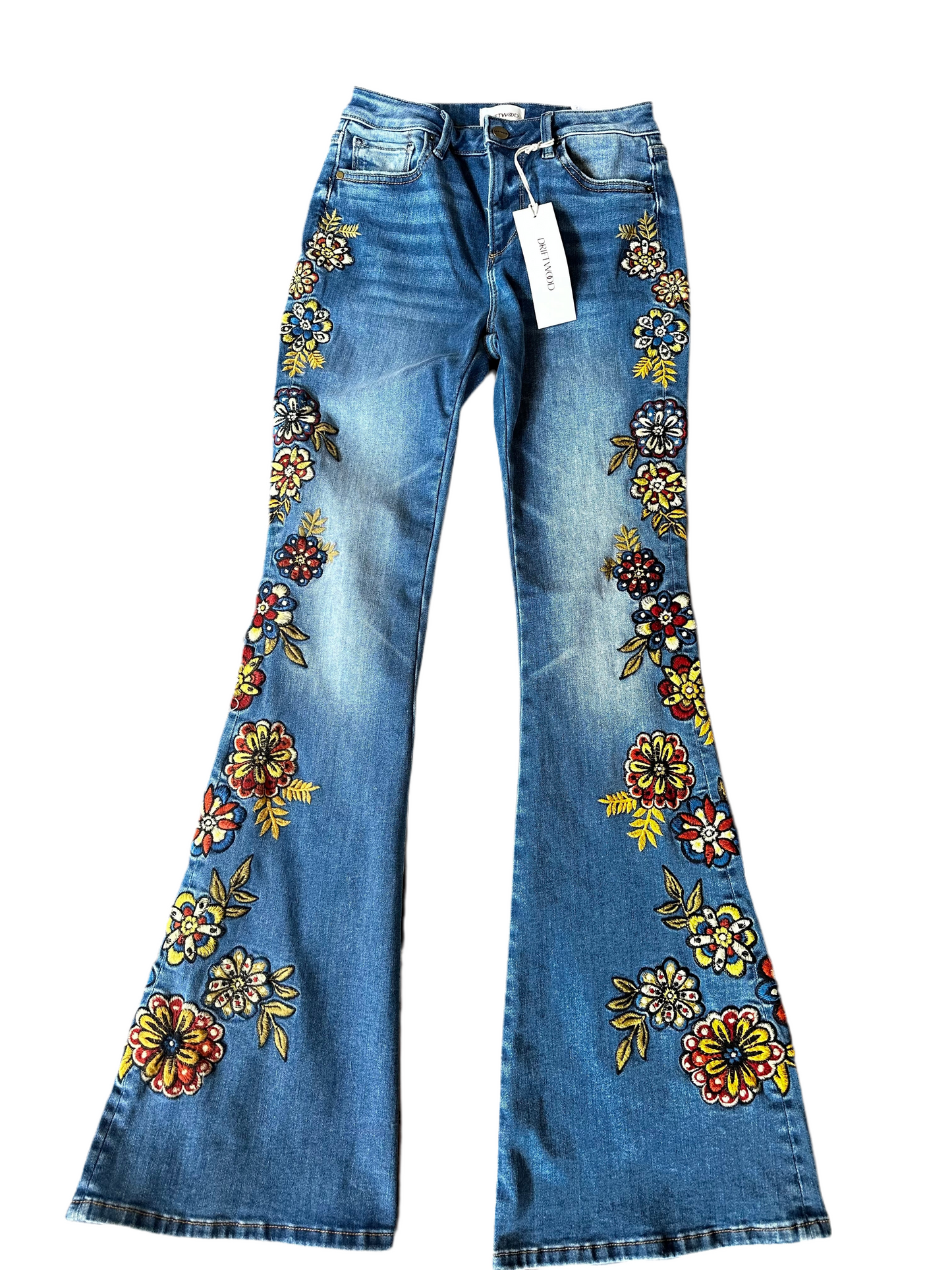 Driftwood Farrah Embroidered Jeans