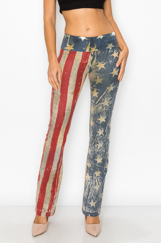 T-Party Stars and Stripes Yoga Pants