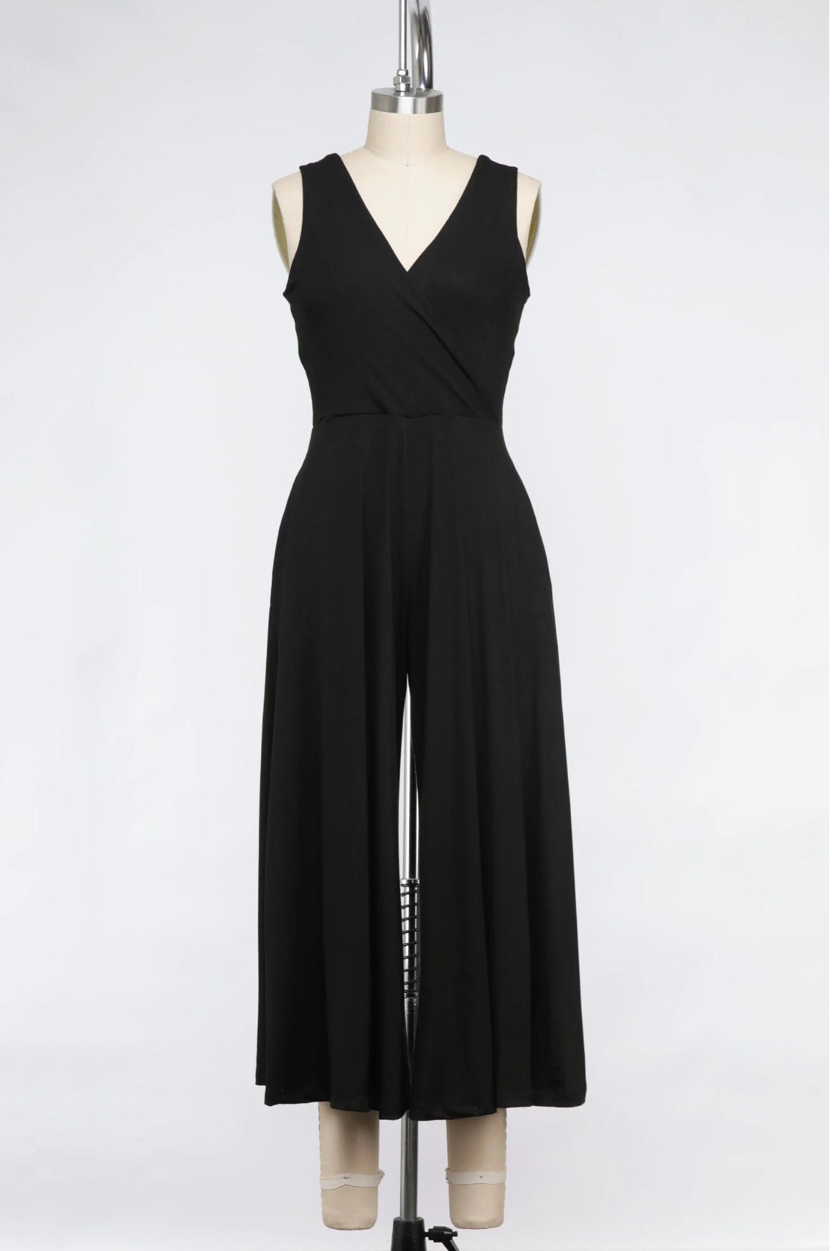 Cropped Length Jumpsuit